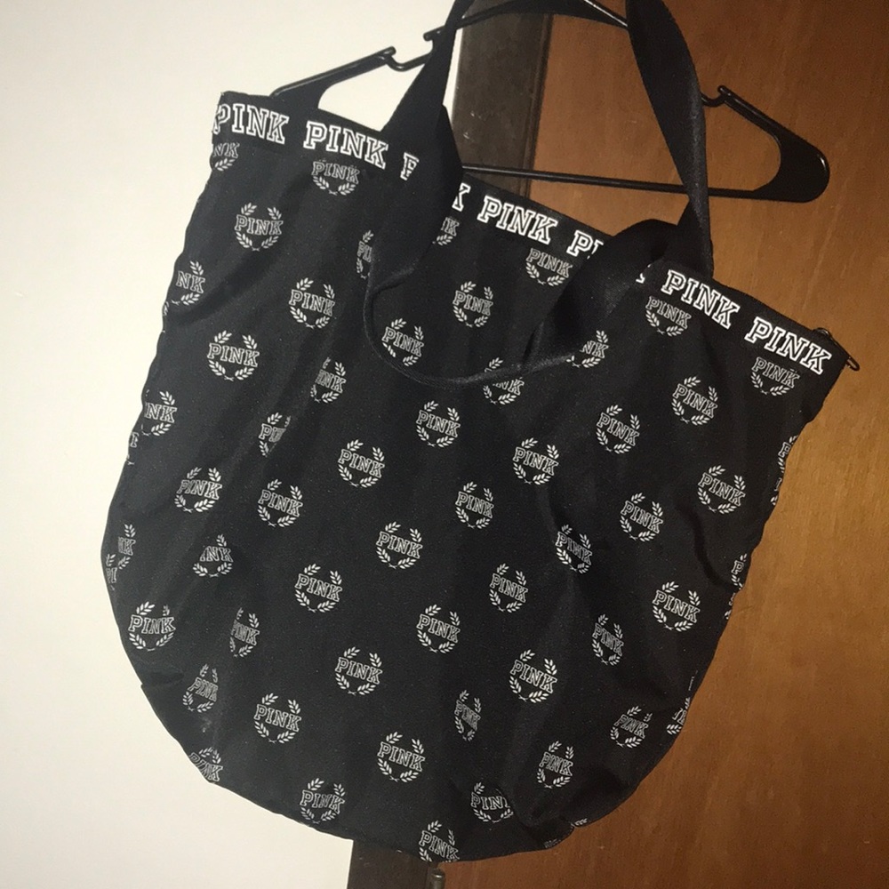 Pink tote bag